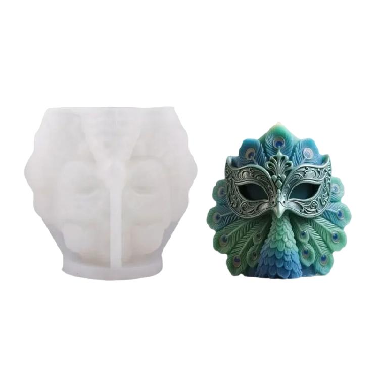 Halloween Feather Mask Shape Silicone Candle Mold For Handmade Candle Soap Chocolate Home Decoration and Resin Casting 1
Halloween Feather Mask Shape Silicone Candle Mold For Handmade Candle Soap Chocolate Home Decoration and Resin Casting 1