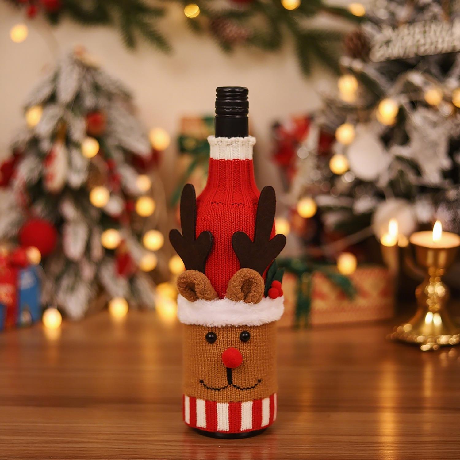 Еженедельный Новый Рождественский Вязаный Шерстяной Набор Санта для Украшения Винной Бутылки и Стола
Еженедельный Новый Рождественский Вязаный Шерстяной Набор Санта для Украшения Винной Бутылки и Стола