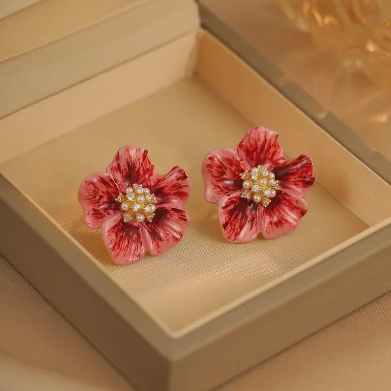 Серьги Ankola Red Flower 2024: Нишевый роскошный стиль знаменитостей для женщин 18K
Серьги Ankola Red Flower 2024: Нишевый роскошный стиль знаменитостей для женщин 18K