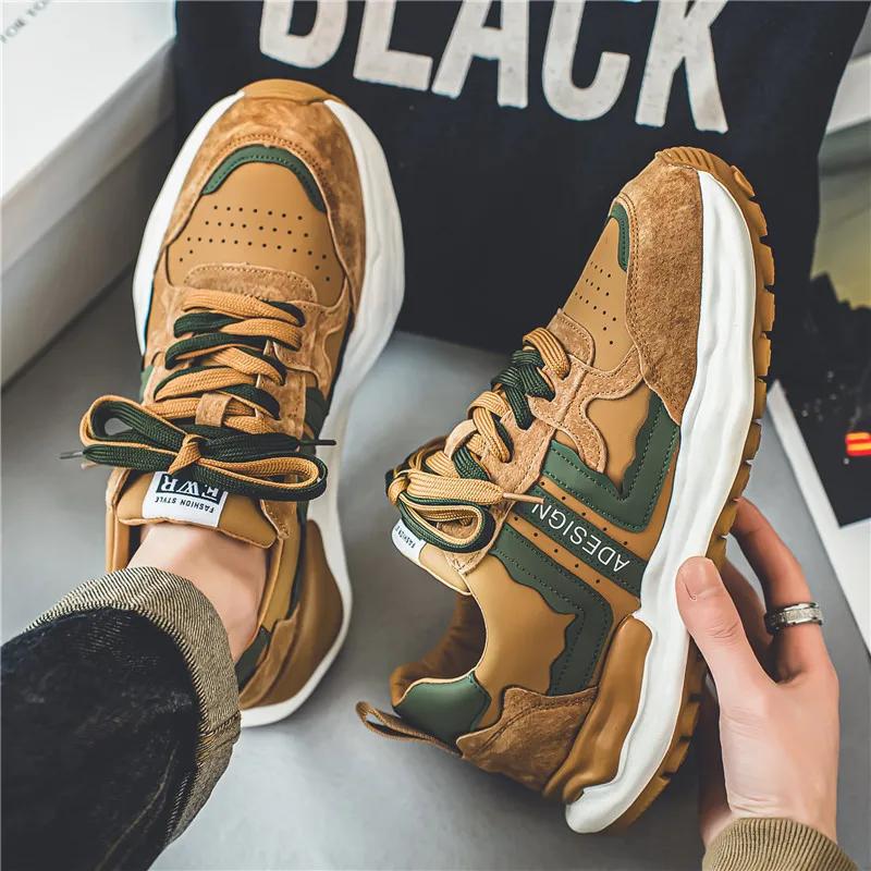 Fashion SYTK Fashion Designer Men Shoes Dissolve Thick Shoes Casual Sneakers Men Platform Trend Chunky Sneakers Walking Shoes 39 хаки
Fashion SYTK Fashion Designer Men Shoes Dissolve Thick Shoes Casual Sneakers Men Platform Trend Chunky Sneakers Walking Shoes 39 хаки