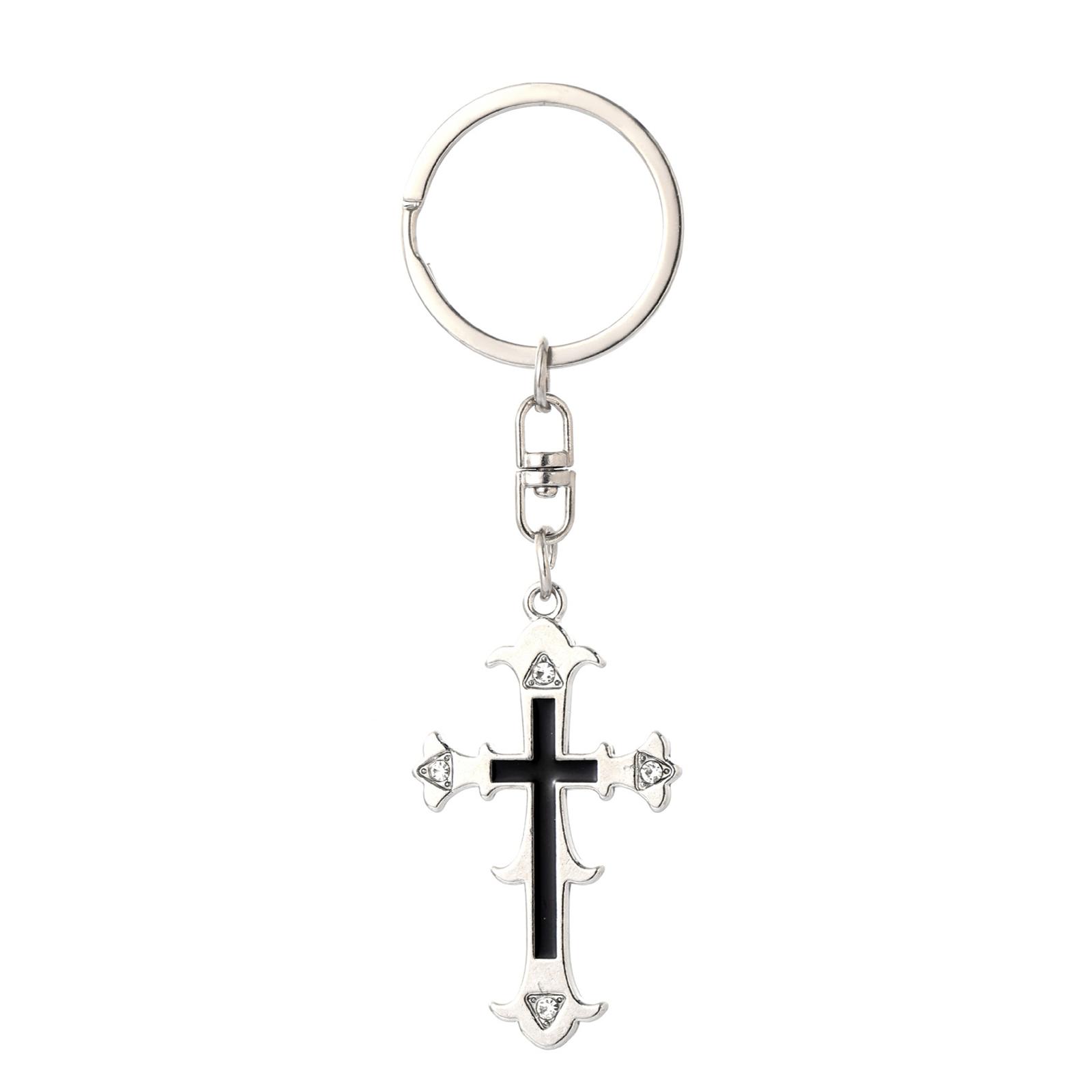 Sparkling Vintage Cross Keychain Christian Religious Keyring Bag Pendant Backpack Decoration Couple Keysholder Jewelry 1 чёрный
Sparkling Vintage Cross Keychain Christian Religious Keyring Bag Pendant Backpack Decoration Couple Keysholder Jewelry 1 чёрный