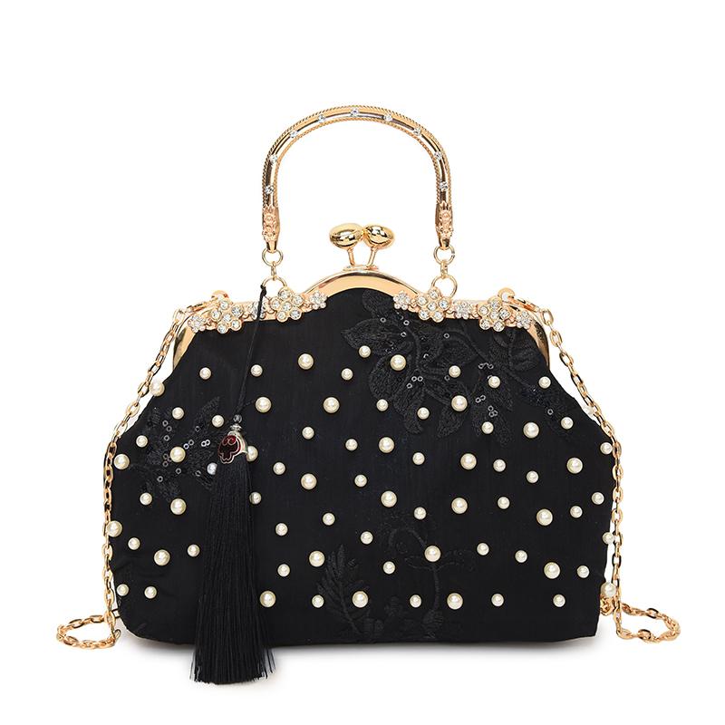 New Elegant Embroidered Women s Shoulder Bags Party Metal Handle Purse with Adjustable Chain Strap Casual Clutch Handbags wallet чёрный
New Elegant Embroidered Women s Shoulder Bags Party Metal Handle Purse with Adjustable Chain Strap Casual Clutch Handbags wallet чёрный