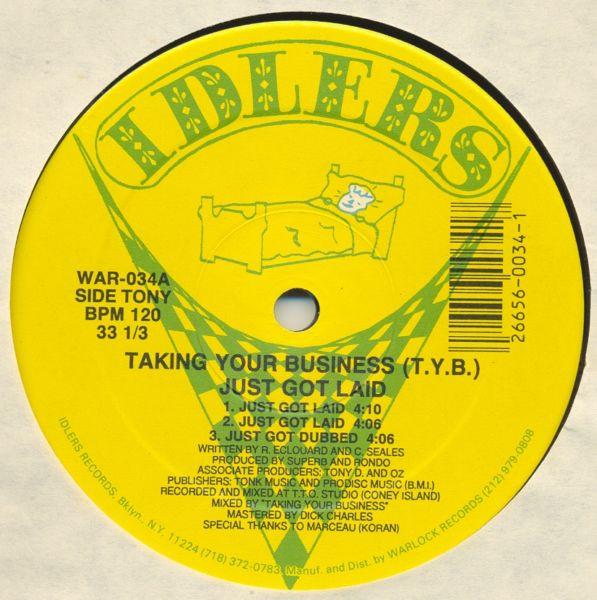 12inch Record TAKING YOUR BUSINESS - Just Got Laid / Show Em How It s D WAR034 Idlers 1989 US Rap & Hip-Hop/R&B Used
12inch Record TAKING YOUR BUSINESS - Just Got Laid / Show Em How It s D WAR034 Idlers 1989 US Rap & Hip-Hop/R&B Used