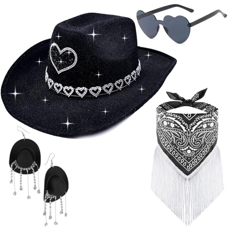 Easy Wear Party Hat Scarf Glasses Feature Decorative Heart Accent for Quick Costume Changes at Social Gatherings чорний
Easy Wear Party Hat Scarf Glasses Feature Decorative Heart Accent for Quick Costume Changes at Social Gatherings чорний