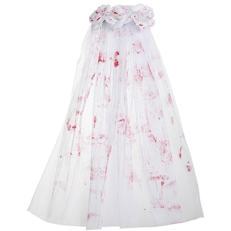 Gothic Blood Stained Rose Shawl Veil Elegant Lace Headpiece Party Decoration For Halloween Cosplay Costume Accessory 1 белый
Gothic Blood Stained Rose Shawl Veil Elegant Lace Headpiece Party Decoration For Halloween Cosplay Costume Accessory 1 белый