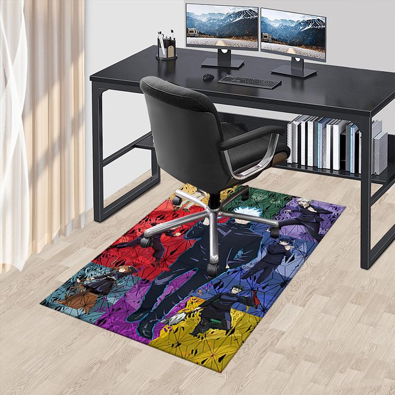 1pc Jujutsu Kaisen Anime Chair Mat - Office Desk Carpet with Satoru Gojo Design, Non-Slip Rug for Home Decor, Seasonal Gift, Suitable for Office and L 60cm by 90cm
1pc Jujutsu Kaisen Anime Chair Mat - Office Desk Carpet with Satoru Gojo Design, Non-Slip Rug for Home Decor, Seasonal Gift, Suitable for Office and L 60cm by 90cm