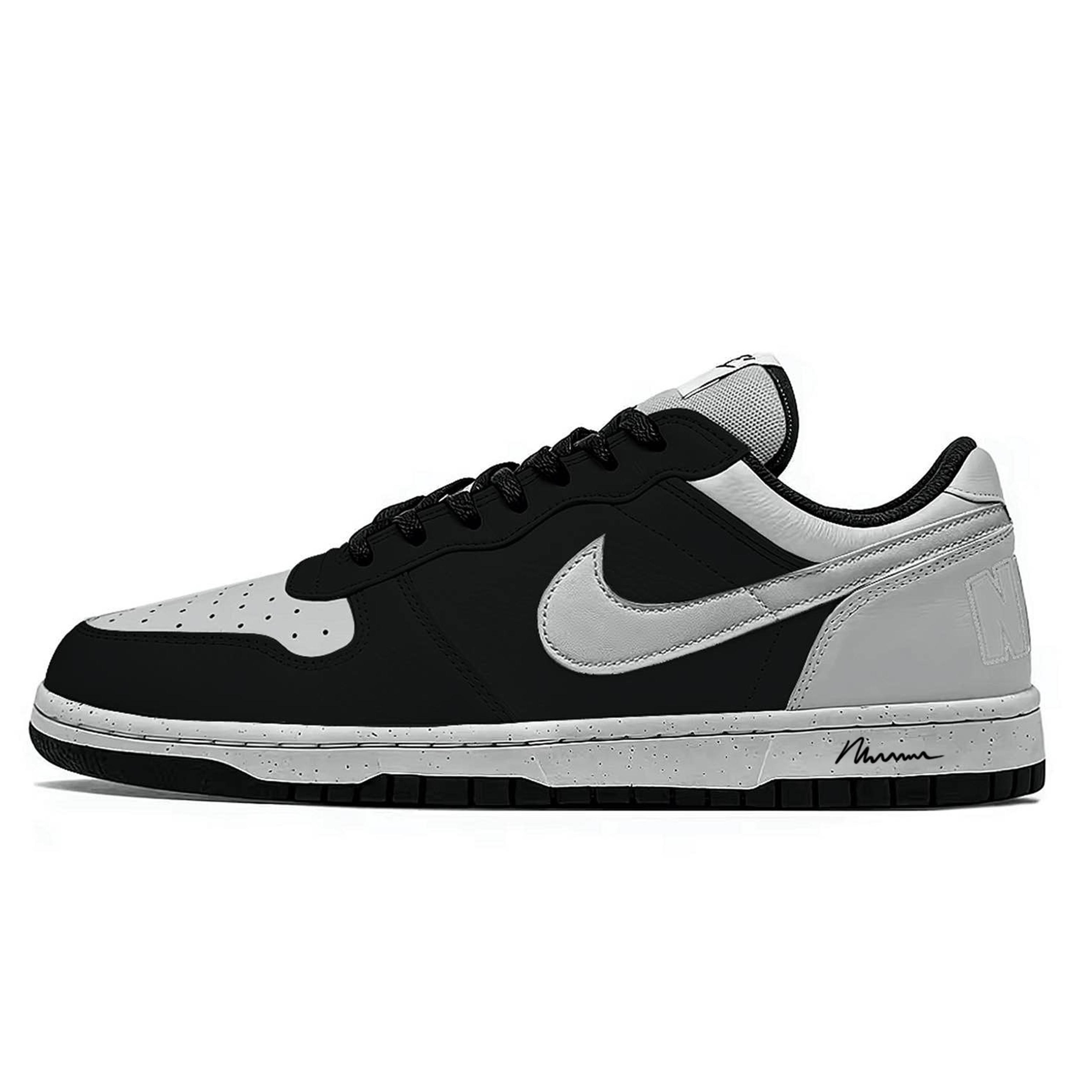 Nike Big Si Li Ba, Gray Dust Leather Slip Resistant Low top Skateboard Shoes Men s Black Gray 355152-017(Team901-) 41
Nike Big Si Li Ba, Gray Dust Leather Slip Resistant Low top Skateboard Shoes Men s Black Gray 355152-017(Team901-) 41