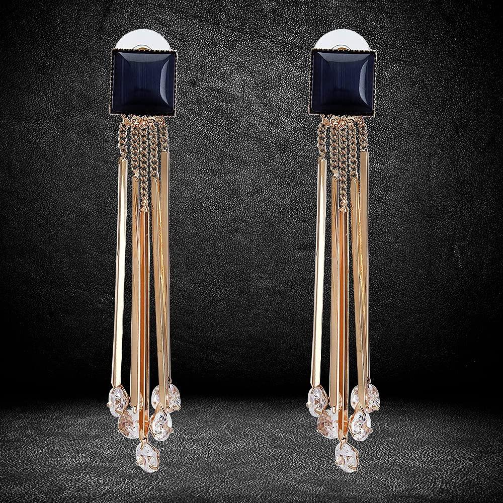 Прикраси для жінок Crystal Earings Позолочені висячі сережки для дівчат і жінок Onesize чорний
Прикраси для жінок Crystal Earings Позолочені висячі сережки для дівчат і жінок Onesize чорний