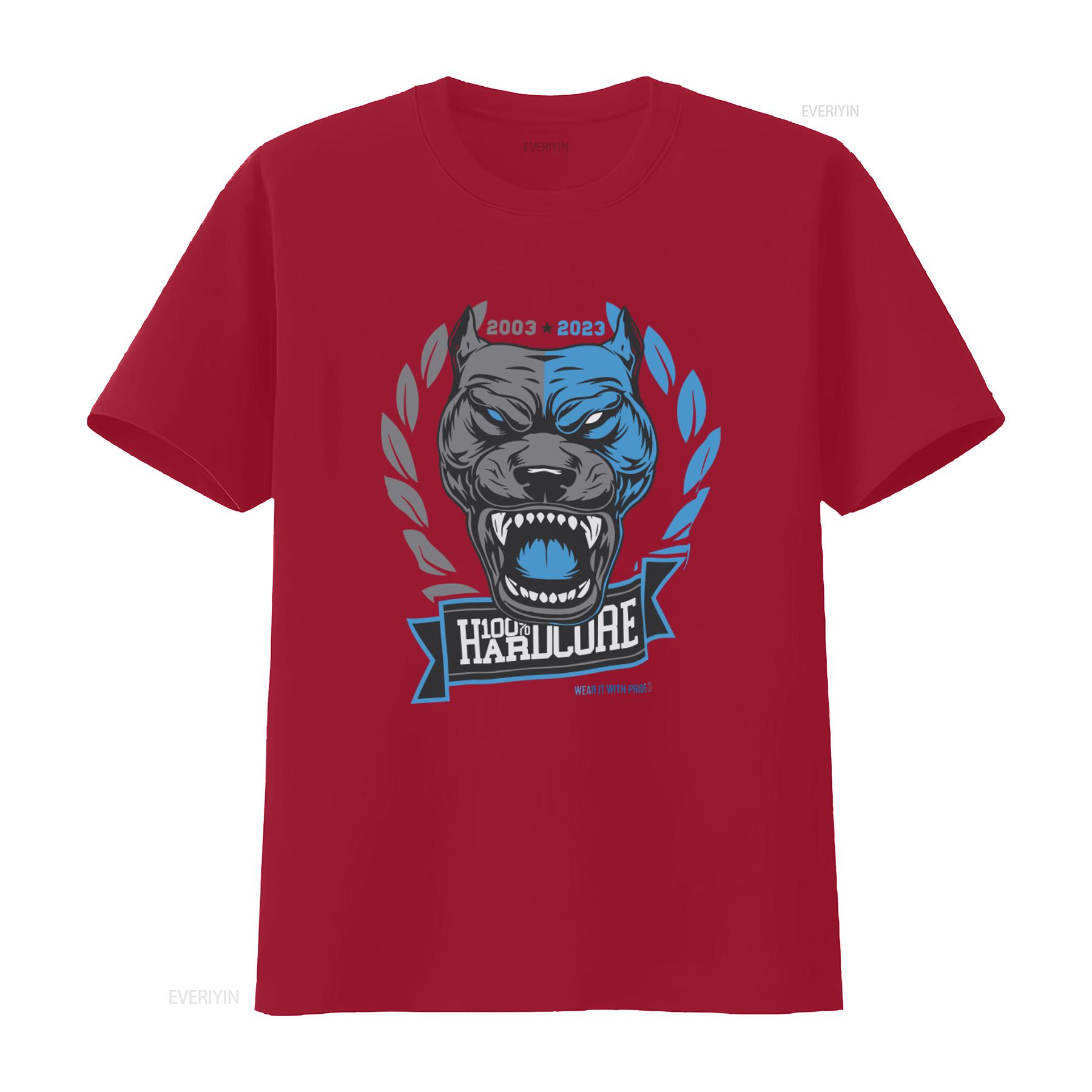 2003 2023 100 HARDCORE Mens Pride Dog T Shirt Blue Black Wear It With vintage Washed Comfortable Breathable Stylish homme S
2003 2023 100 HARDCORE Mens Pride Dog T Shirt Blue Black Wear It With vintage Washed Comfortable Breathable Stylish homme S