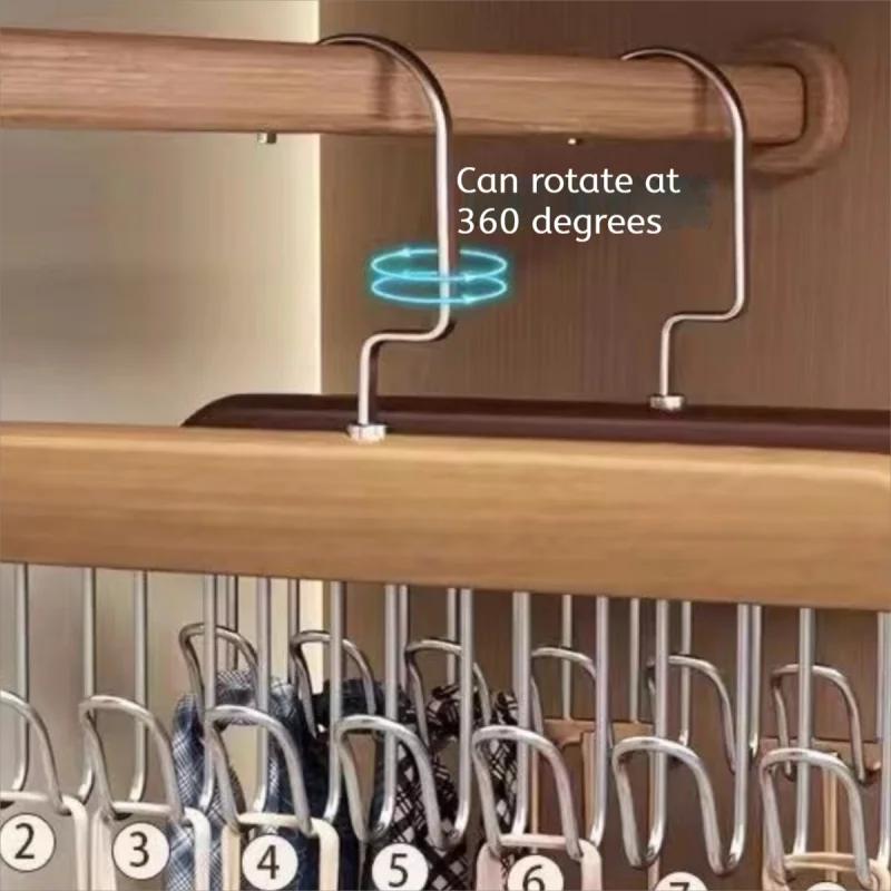 Women Storage Bra Hanger Sturdy wooden hanger hat, tie, belt, underwear and bag storage hook Home Wardrobe Organization Clothes
Women Storage Bra Hanger Sturdy wooden hanger hat, tie, belt, underwear and bag storage hook Home Wardrobe Organization Clothes