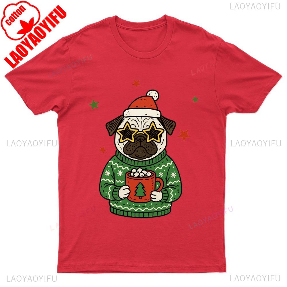 Christmas Holiday Men Cotton TShirt Retro Funny Pug Dog Pet Paw Graphic Casual Daily Wear Holiday Party Festive Christmas Gift 4XL
Christmas Holiday Men Cotton TShirt Retro Funny Pug Dog Pet Paw Graphic Casual Daily Wear Holiday Party Festive Christmas Gift 4XL