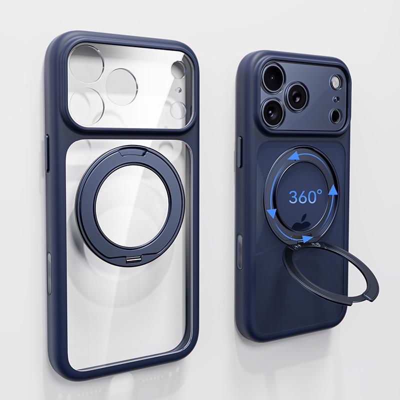 iPhone 17 Pro Max Transparent Magnetic 360° Lens Protective Case with Bracket Pro Max темно-синього кольору
iPhone 17 Pro Max Transparent Magnetic 360° Lens Protective Case with Bracket Pro Max темно-синього кольору