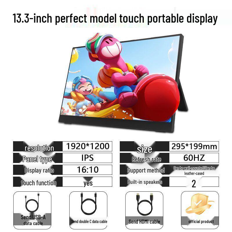 Портативный монитор с сенсорным экраном 144 Гц для Switch/PS5/XBOX/Мобильного/Ноутбука
Портативный монитор с сенсорным экраном 144 Гц для Switch/PS5/XBOX/Мобильного/Ноутбука