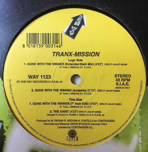 12inch Record TRANX-MISSION - Gone With The Winner WAY1123 One Way Records 1997 Italy Dance & Electronica Used
12inch Record TRANX-MISSION - Gone With The Winner WAY1123 One Way Records 1997 Italy Dance & Electronica Used