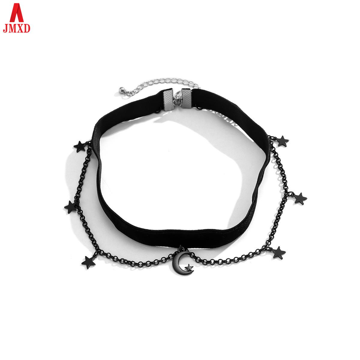 JMXD-Punk Hip Hop Sweet Cool Star Moon, украшения для Хэллоуина, нишевый кулон в виде паутины, воротник-цепочка на ключице
JMXD-Punk Hip Hop Sweet Cool Star Moon, украшения для Хэллоуина, нишевый кулон в виде паутины, воротник-цепочка на ключице