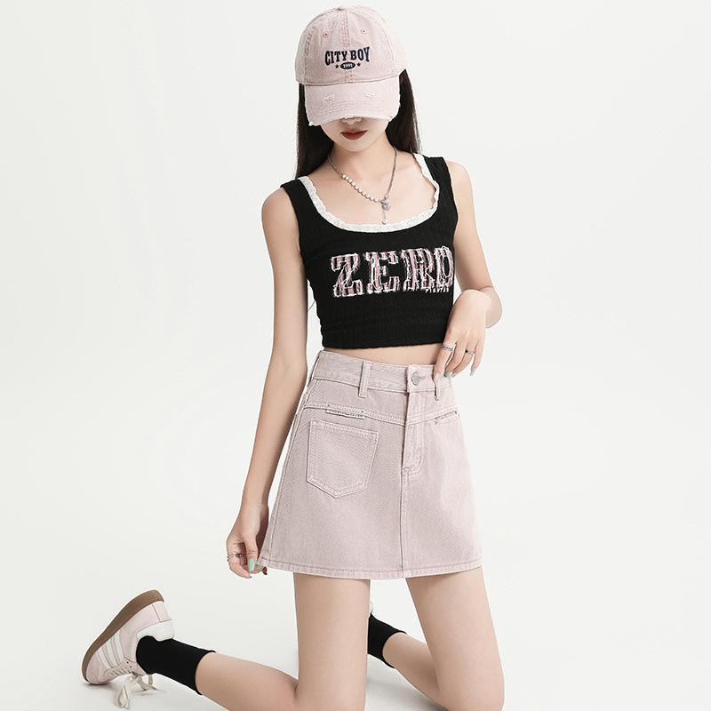 American Retro Denim Skirt for Women with Small Summer High Waist A-line Anti-exposure Skirt for Short Hips Covering The Hips XL
American Retro Denim Skirt for Women with Small Summer High Waist A-line Anti-exposure Skirt for Short Hips Covering The Hips XL