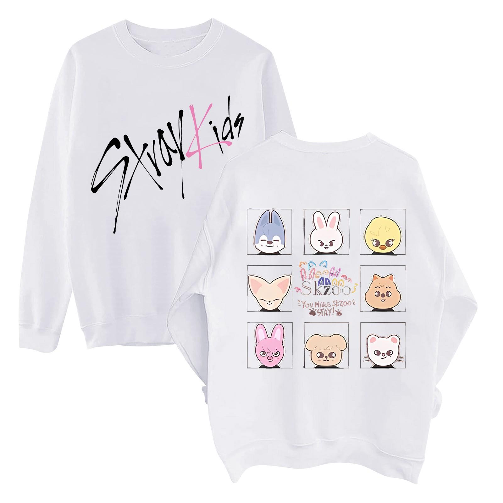 Женский модный повседневный свитшот с круглым вырезом, свободного кроя, с длинным рукавом и принтом XL белый
Женский модный повседневный свитшот с круглым вырезом, свободного кроя, с длинным рукавом и принтом XL белый