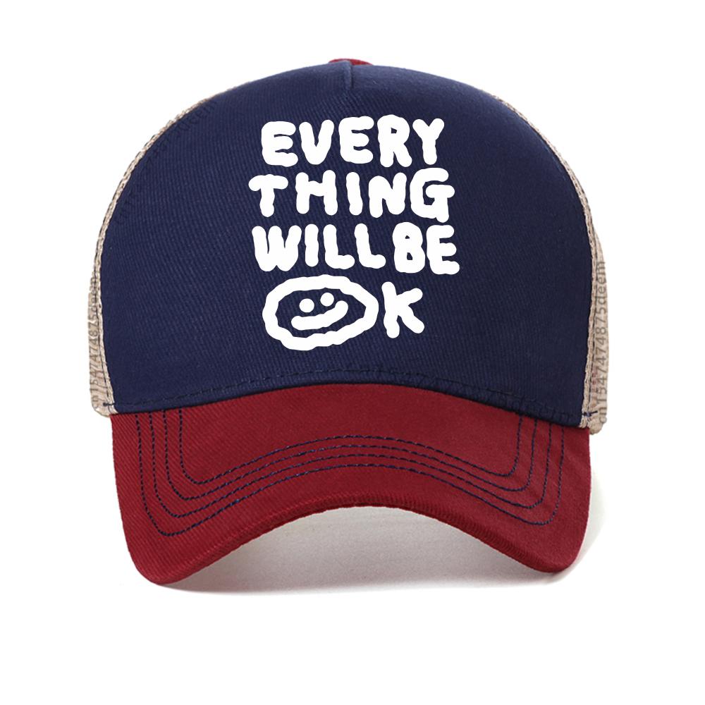 Every Thing Will Be OK Printing baseball cap for Men Breathable adjustable trucker hats summer women sun mesh cool snapback hat Adjustable красный
Every Thing Will Be OK Printing baseball cap for Men Breathable adjustable trucker hats summer women sun mesh cool snapback hat Adjustable красный
