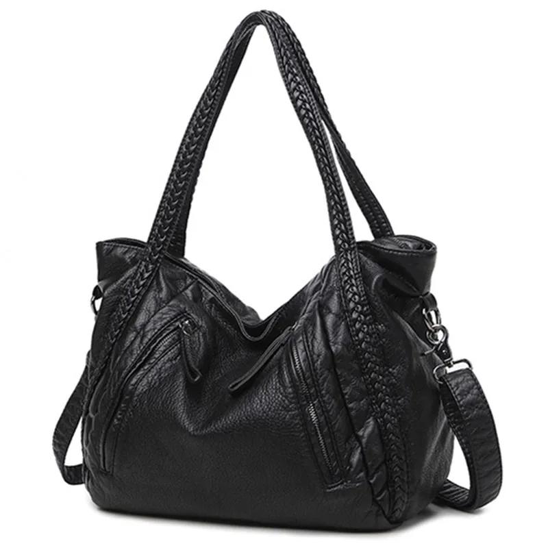 Large Soft Leather Bag Women Handbags Braided Ladies Crossbody Bags Shoulder Bag Female Big Tote for Women Leather Hobo Bag Small Size чёрный
Large Soft Leather Bag Women Handbags Braided Ladies Crossbody Bags Shoulder Bag Female Big Tote for Women Leather Hobo Bag Small Size чёрный