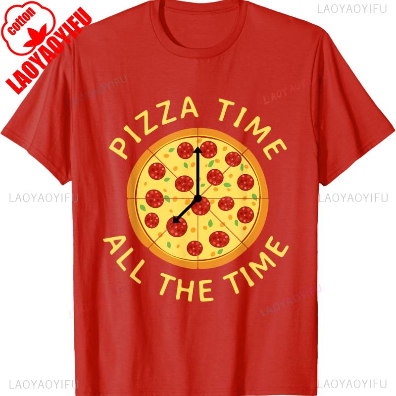 Pizza Time All The Time Food Lover Foodie TShirt Unisex Allmatch Printed Tshirt Tops Crewneck Casual Tops Tee Shirt Short S
Pizza Time All The Time Food Lover Foodie TShirt Unisex Allmatch Printed Tshirt Tops Crewneck Casual Tops Tee Shirt Short S
