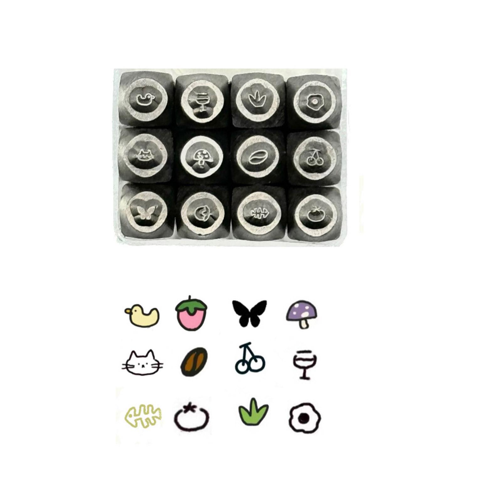 12PCS 2mm Metal Chisels Animal Series Professional Metal Stamp Set Carving Tool Steel Texture for Jewelry Engraving
12PCS 2mm Metal Chisels Animal Series Professional Metal Stamp Set Carving Tool Steel Texture for Jewelry Engraving
