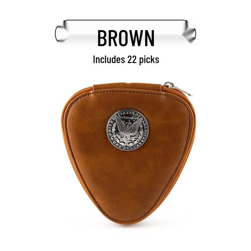 Guitar Pick Pouch with 22 Celluloid Fingerstyle Picks for Folk Acoustic Guitar
Guitar Pick Pouch with 22 Celluloid Fingerstyle Picks for Folk Acoustic Guitar