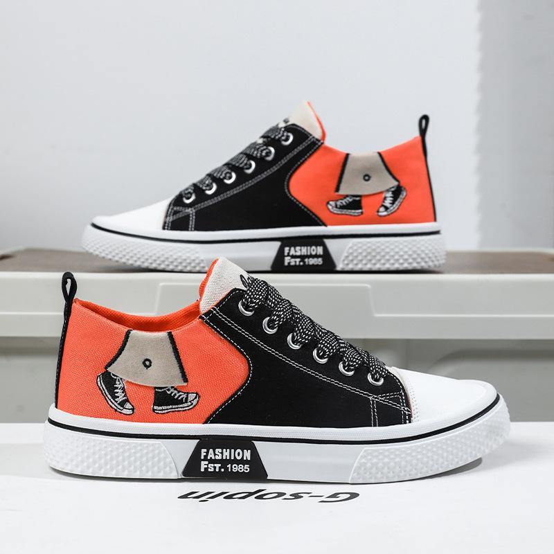 Мужские парусиновые туфли 2025 года, студенческие повседневные туфли на плоской подошве, легкие нескользящие кроссовки, летние дышащие мужские кеды для ходьбы 44 оранжевый
Мужские парусиновые туфли 2025 года, студенческие повседневные туфли на плоской подошве, легкие нескользящие кроссовки, летние дышащие мужские кеды для ходьбы 44 оранжевый