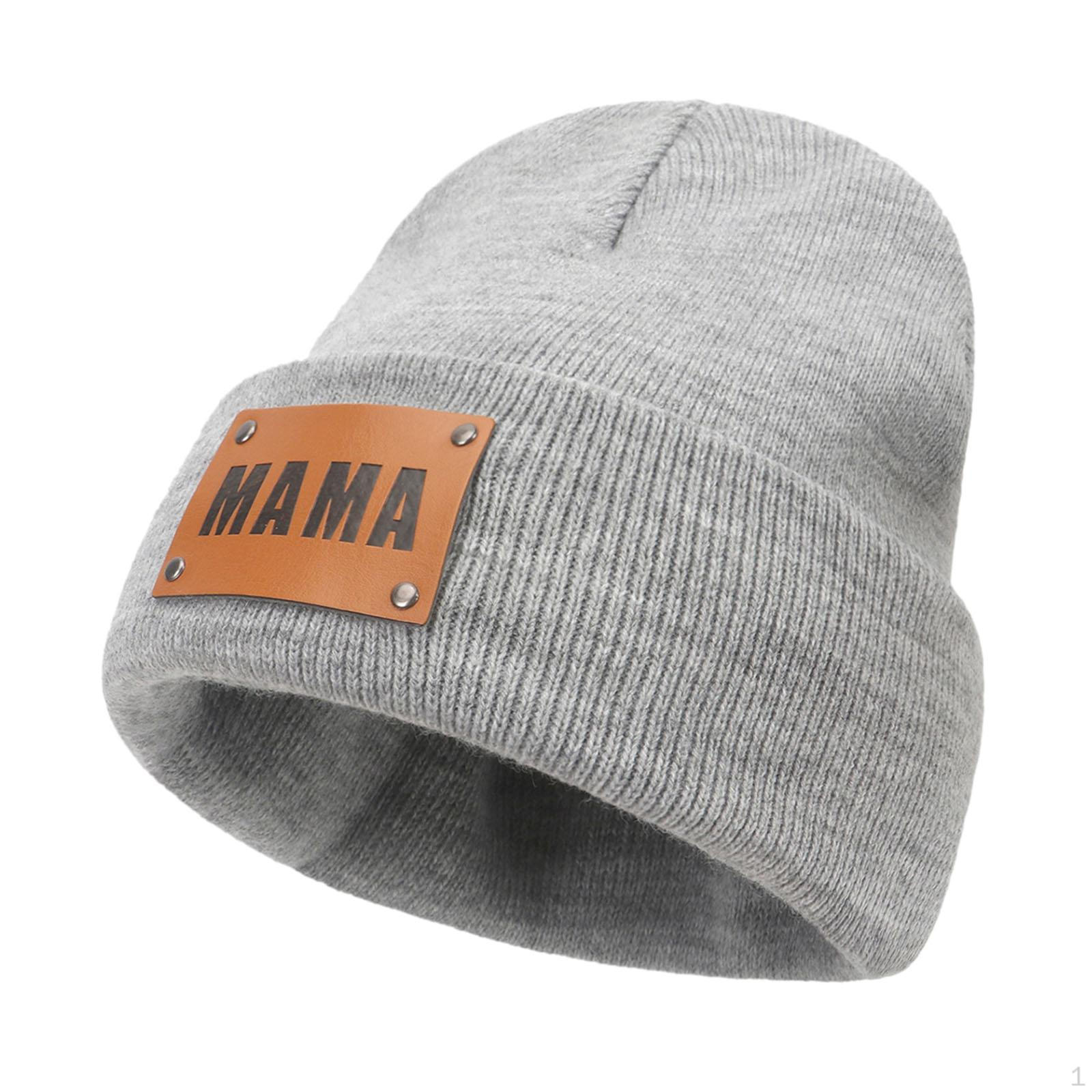 Cute Knitted Hat Knit Mama Beanie Casual Women Acrylic Windproof Warm Winter Cold світло-сірий колір
Cute Knitted Hat Knit Mama Beanie Casual Women Acrylic Windproof Warm Winter Cold світло-сірий колір