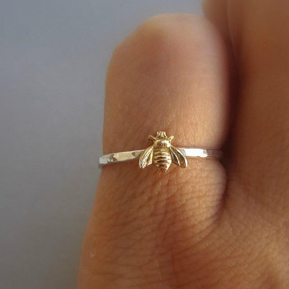 Women Bee Ring 925 Silver Gold Plated Elegant Fashion Jewelry Gift for Her no. 10 золотий
Women Bee Ring 925 Silver Gold Plated Elegant Fashion Jewelry Gift for Her no. 10 золотий