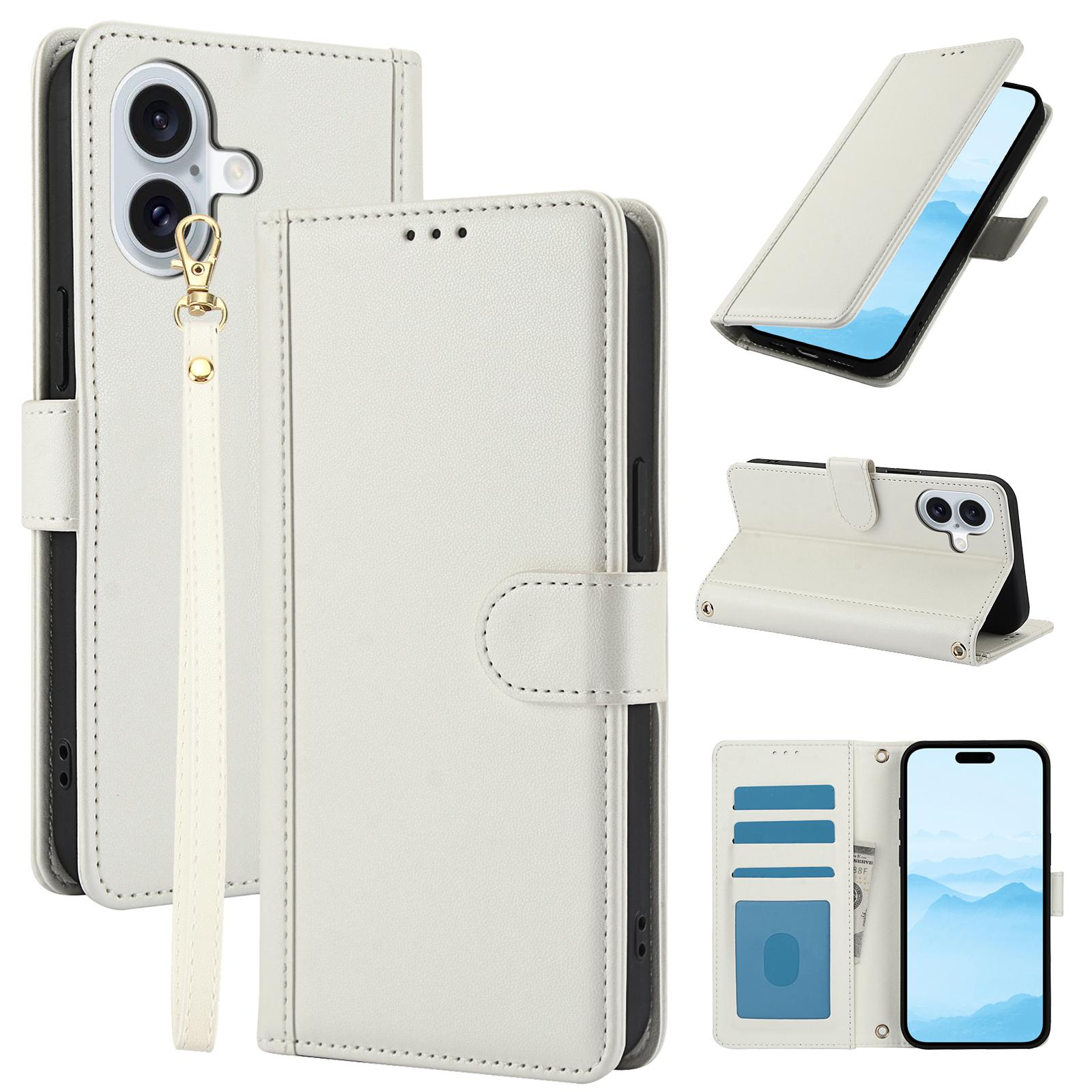SY-003 For iPhone 16 Case PU Leather Stand View Phone Wallet Cover with Hand Strap E
SY-003 For iPhone 16 Case PU Leather Stand View Phone Wallet Cover with Hand Strap E