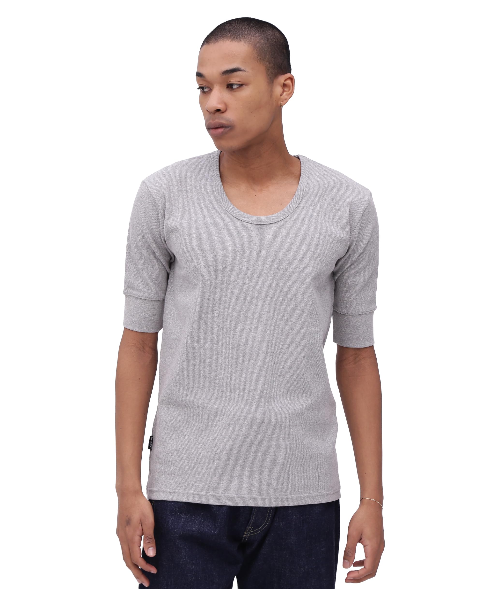 AVIREX DAILY RIB HALFSLEEVE TEE 6143508 men s S size 014 grey
AVIREX DAILY RIB HALFSLEEVE TEE 6143508 men s S size 014 grey