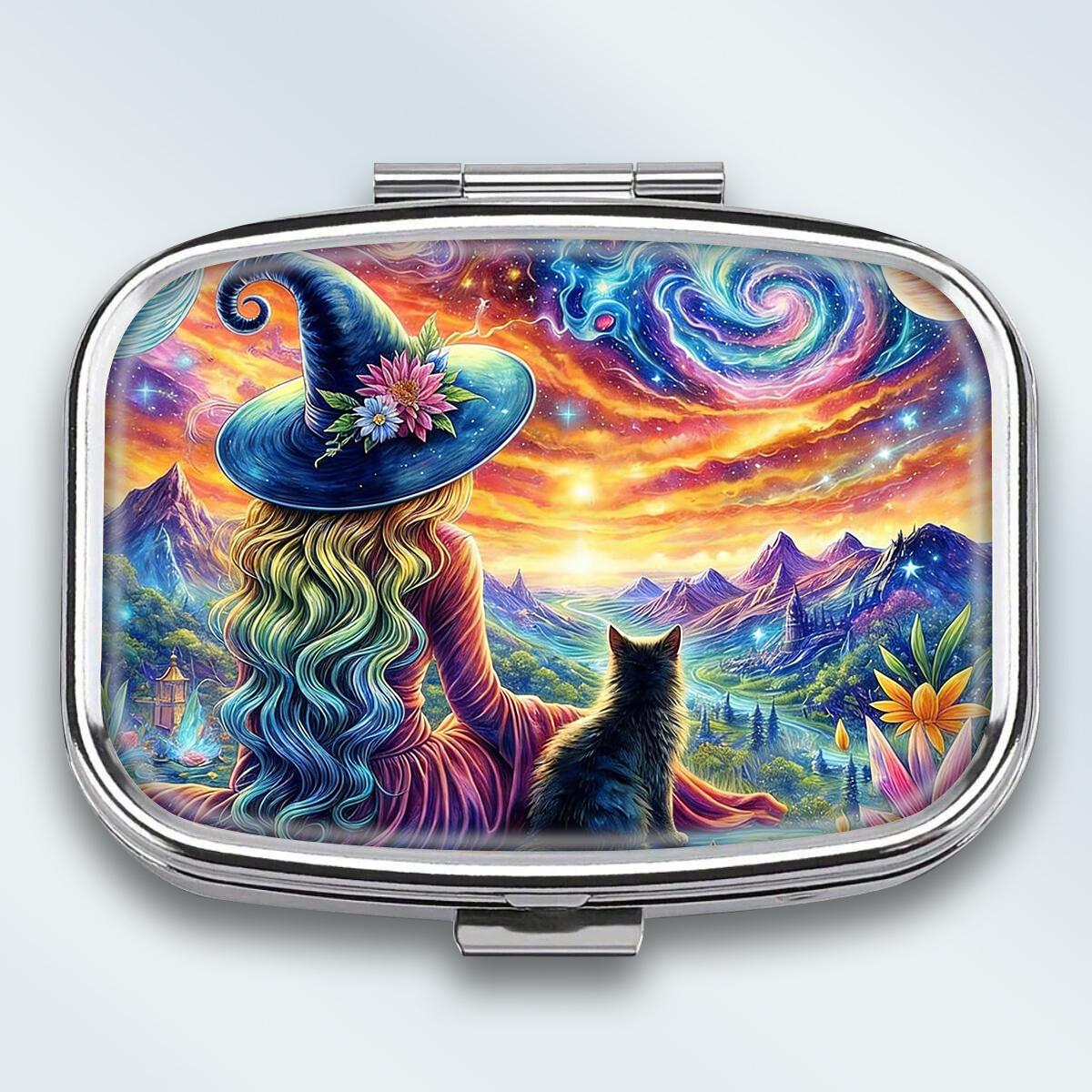 Portable Pill Box with 2 Compartments, Mini Metal Medicine Organizer Case, Cute Printed Pill Container for Vitamins, Pills, Jewelry, Travel, Daily Use разноцветный
Portable Pill Box with 2 Compartments, Mini Metal Medicine Organizer Case, Cute Printed Pill Container for Vitamins, Pills, Jewelry, Travel, Daily Use разноцветный