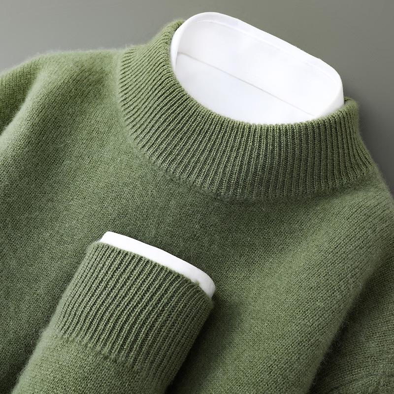 Men s 100% Wool Half-Neck Sweater - Autumn/Winter Loose Knit Pullover S
Men s 100% Wool Half-Neck Sweater - Autumn/Winter Loose Knit Pullover S