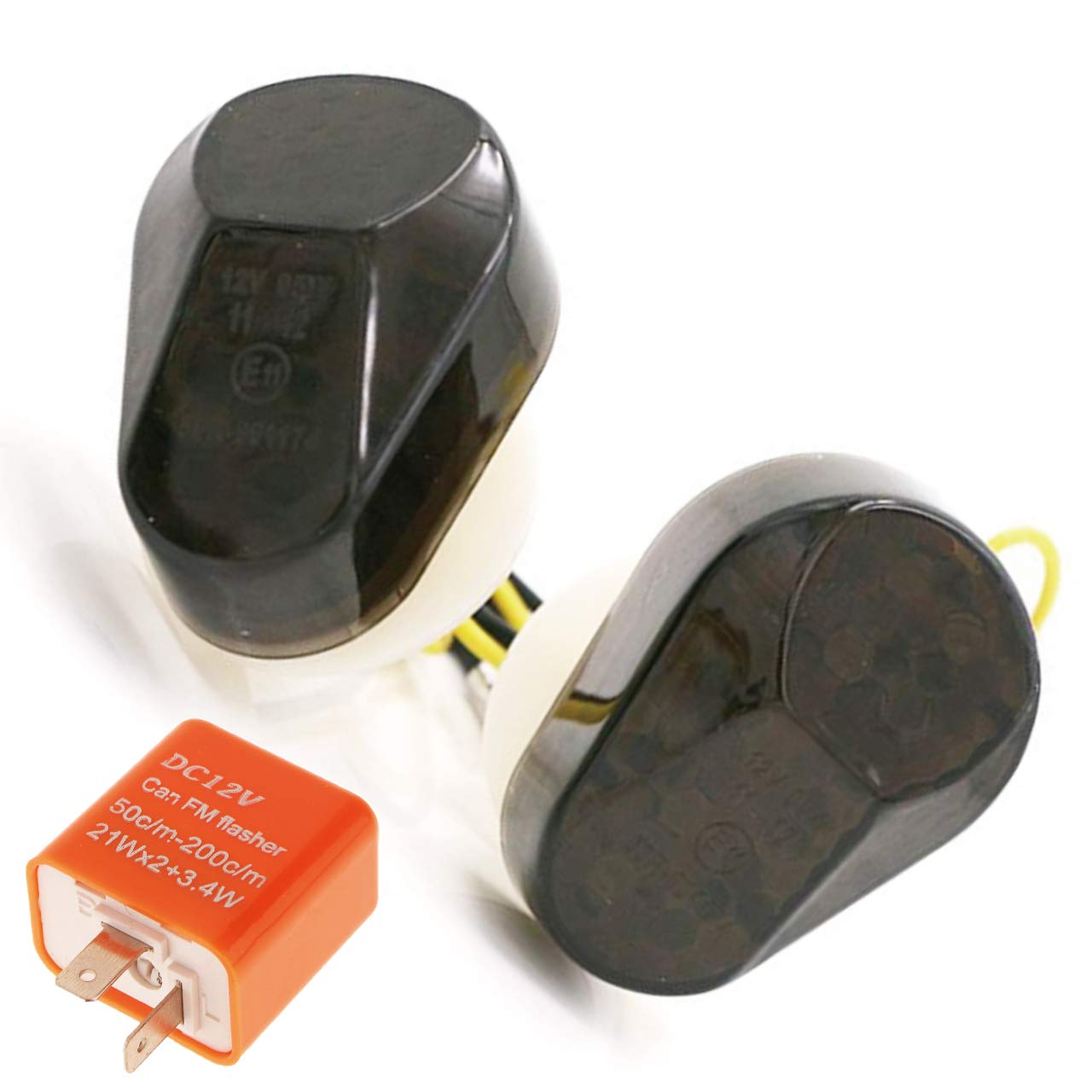 HWT Motorcycle LED turn left and right with cowl turn YZF smoked orange signals, set, relay, signals, FZ-09 R1, lens, (with 2-pin relay)
HWT Motorcycle LED turn left and right with cowl turn YZF smoked orange signals, set, relay, signals, FZ-09 R1, lens, (with 2-pin relay)