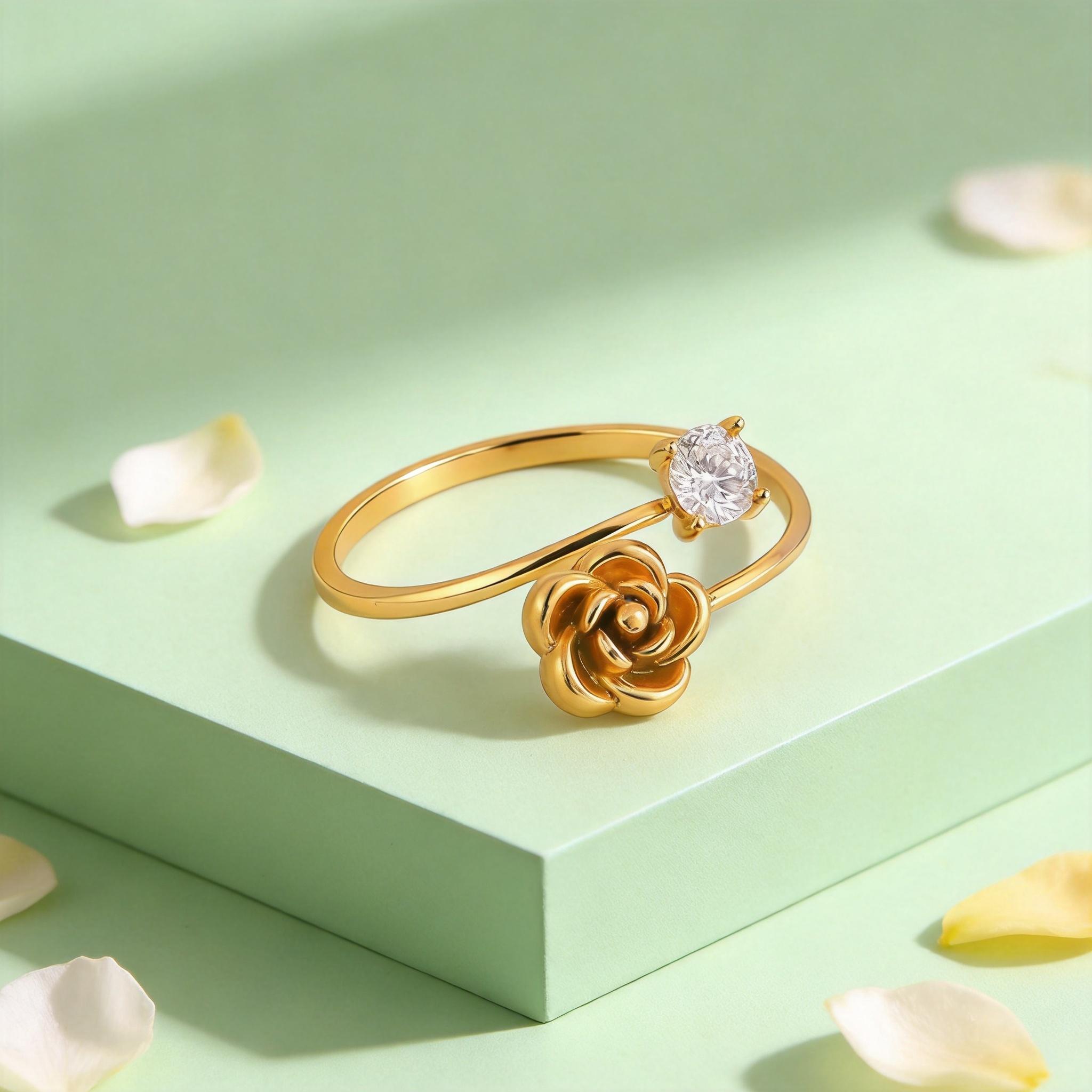 Elegant Vintage Rose Rings For Women Gold Plated Stainless Steel Flower Zircon Ring Wedding Jewelry Valentine s Day Gift
Elegant Vintage Rose Rings For Women Gold Plated Stainless Steel Flower Zircon Ring Wedding Jewelry Valentine s Day Gift