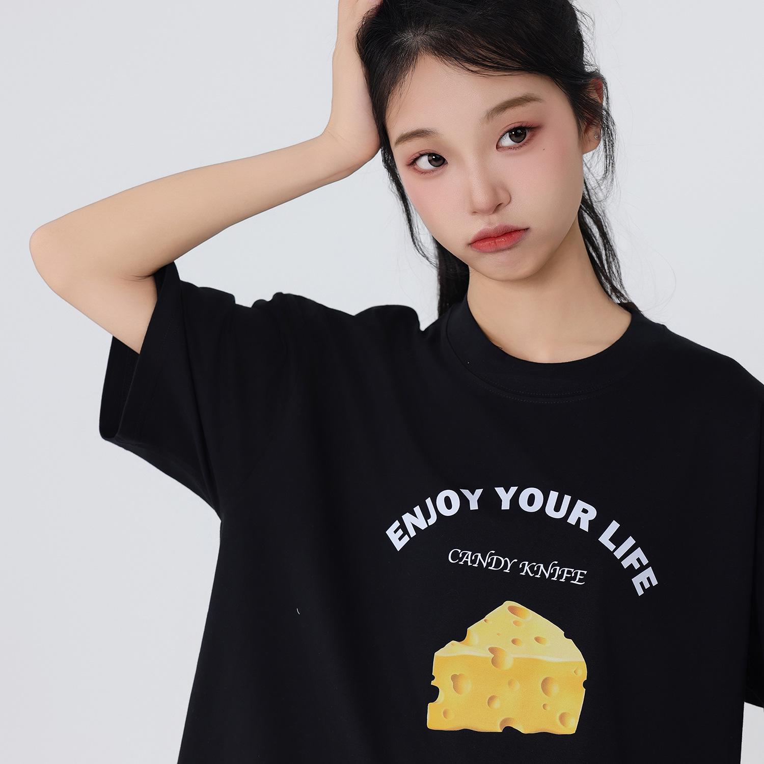 American Retro 2024 Summer Cheese Print Loose Fit Round Neck Heavyweight T-shirt 2XL
American Retro 2024 Summer Cheese Print Loose Fit Round Neck Heavyweight T-shirt 2XL