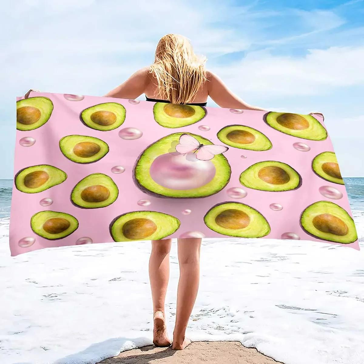 Avocado Beach Towels,Outdoors Pool Microfiber Towel Soft Fluffy and Super Absorbent Sand Free Quick Dry Lightweight Bath Towels W30*H60(CM)
Avocado Beach Towels,Outdoors Pool Microfiber Towel Soft Fluffy and Super Absorbent Sand Free Quick Dry Lightweight Bath Towels W30*H60(CM)