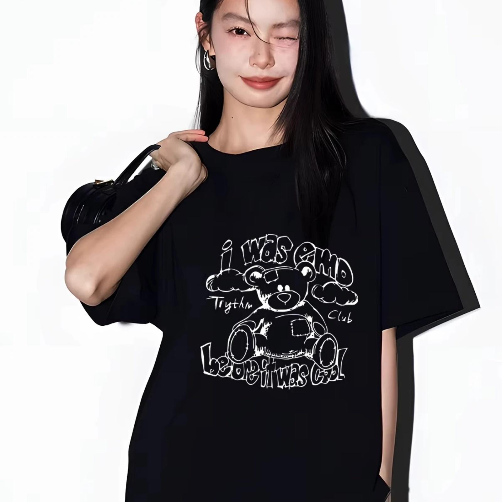 2025 Korean Japanese Fashion Super Large Street Cute Bear Printed T-shirt Men s and Women s Short Sleeves Y2K Top T-shirt XXXXXL різнокольоровий
2025 Korean Japanese Fashion Super Large Street Cute Bear Printed T-shirt Men s and Women s Short Sleeves Y2K Top T-shirt XXXXXL різнокольоровий