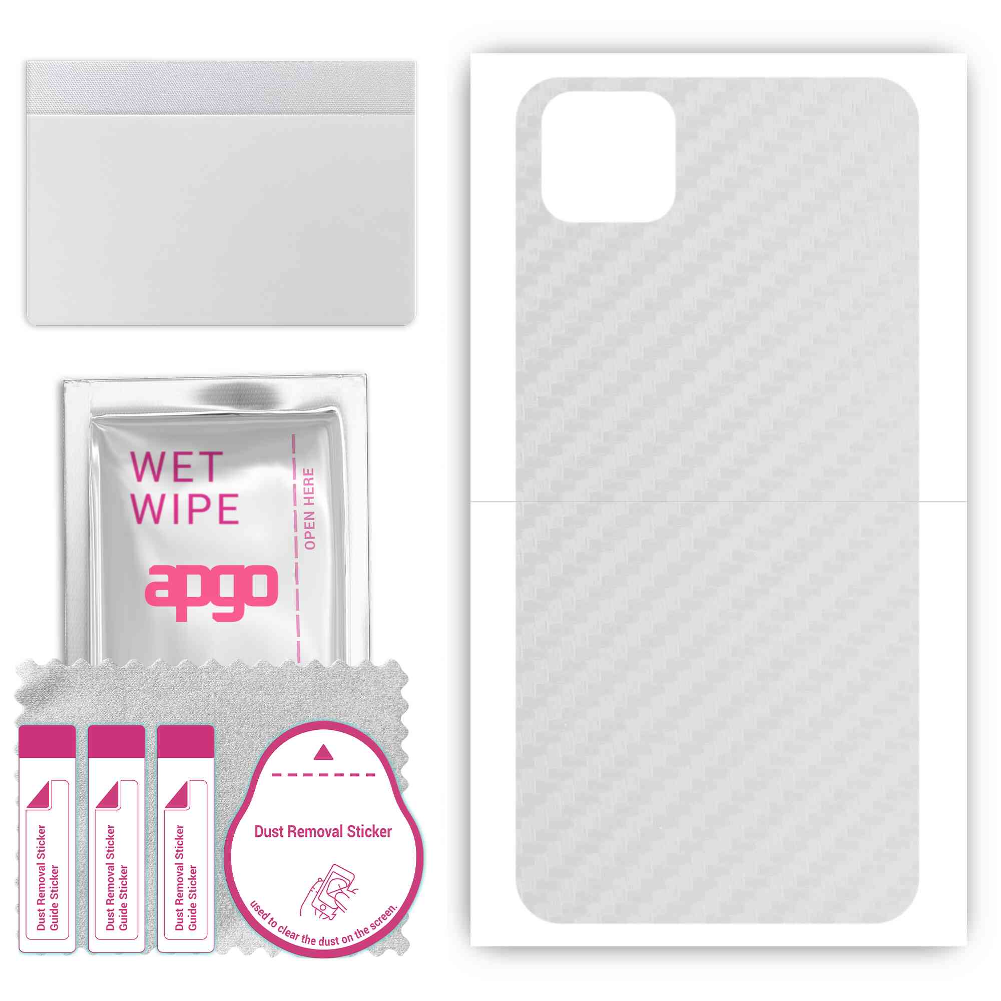 apgo Protective Skin Sticker for the back compatible with Huawei Y5p, Wrap Film, Foil, Vinyl - Pattern Transparent Carbon
apgo Protective Skin Sticker for the back compatible with Huawei Y5p, Wrap Film, Foil, Vinyl - Pattern Transparent Carbon