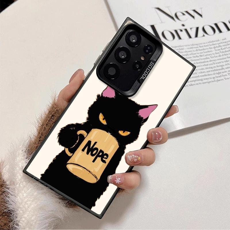 Black Cat Cartoon Cute Shockproof Phone Case for Samsung Galaxy S26 Edge S25 Ultra S24 FE S23 Plus S21 Cover Anti Fall Fundas Samsung S26 Edge
Black Cat Cartoon Cute Shockproof Phone Case for Samsung Galaxy S26 Edge S25 Ultra S24 FE S23 Plus S21 Cover Anti Fall Fundas Samsung S26 Edge