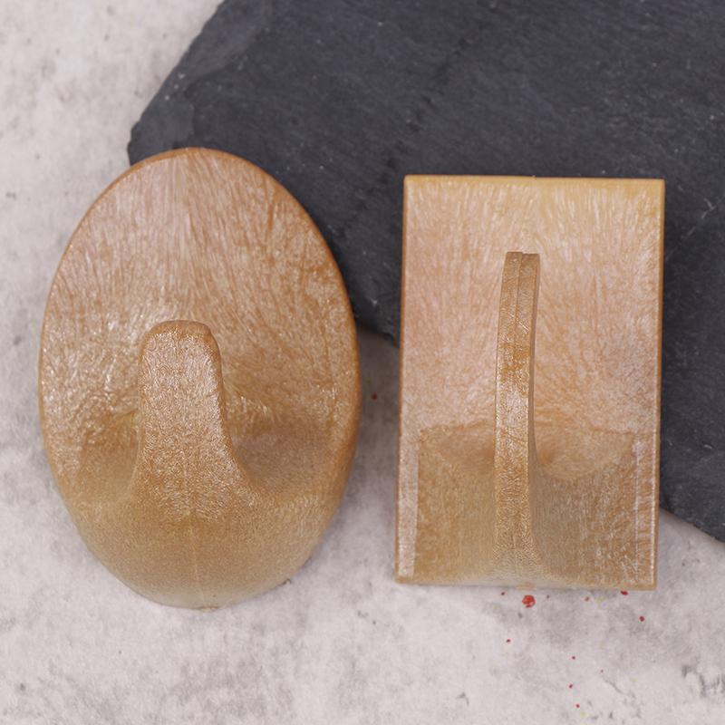 3Pcs Plastic Wood Grain Hooks Adhesive Hooks Wall-Mounted Key Hooks Hooks For Towels Clothes And Bags For Use In The Kitchen
3Pcs Plastic Wood Grain Hooks Adhesive Hooks Wall-Mounted Key Hooks Hooks For Towels Clothes And Bags For Use In The Kitchen