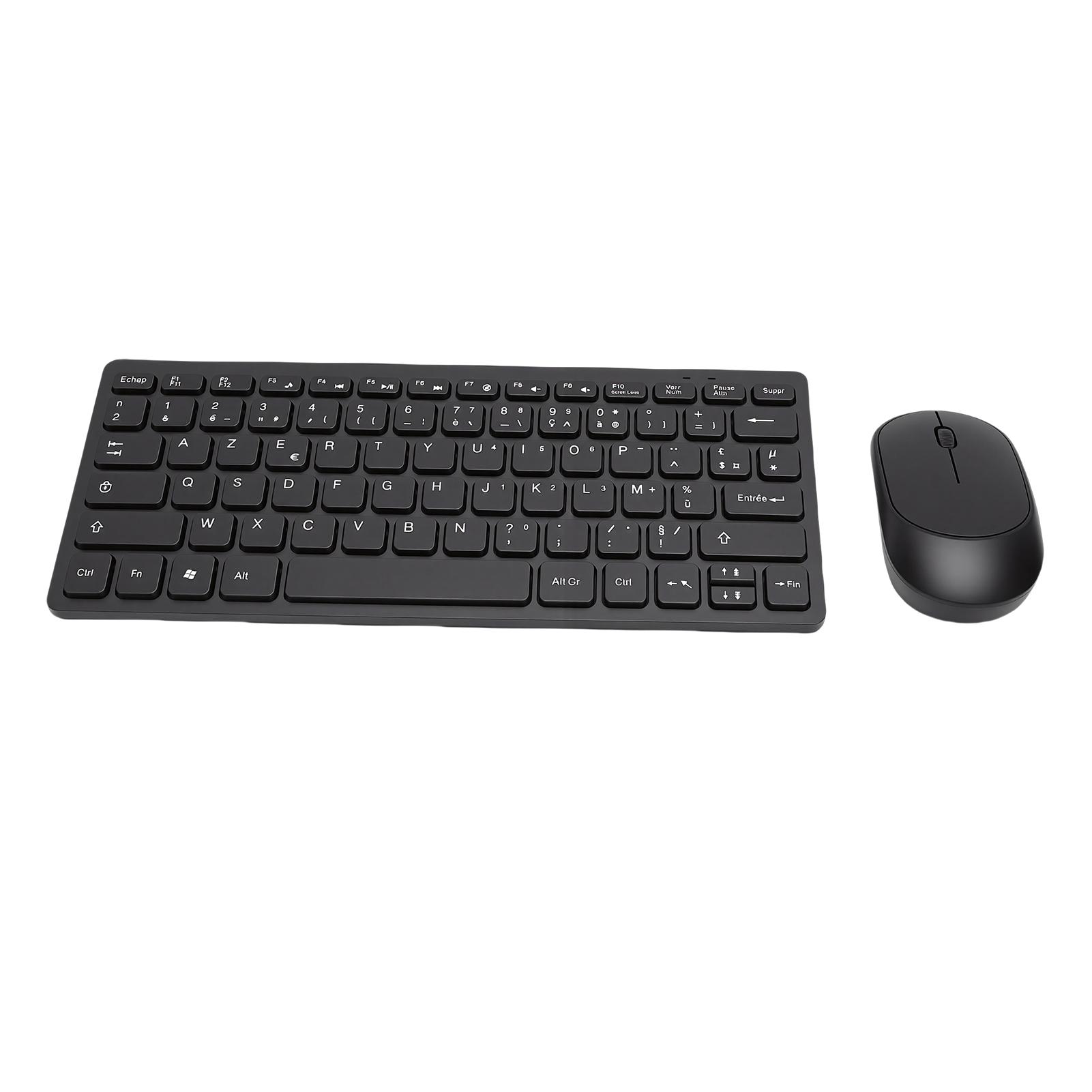 French Keyboard 2.4GHz Wireless Keyboard and Mouse 78 Key Slim Portable Wireless Keyboard for PC Laptop
French Keyboard 2.4GHz Wireless Keyboard and Mouse 78 Key Slim Portable Wireless Keyboard for PC Laptop