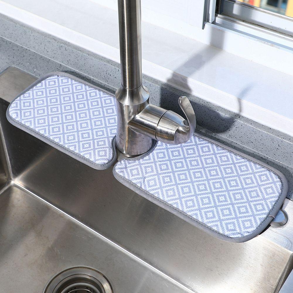 Cleaning Cloths Water Prevent Splash Catcher Faucet Absorbent Mat Drying Pads Countertop Protector
Cleaning Cloths Water Prevent Splash Catcher Faucet Absorbent Mat Drying Pads Countertop Protector