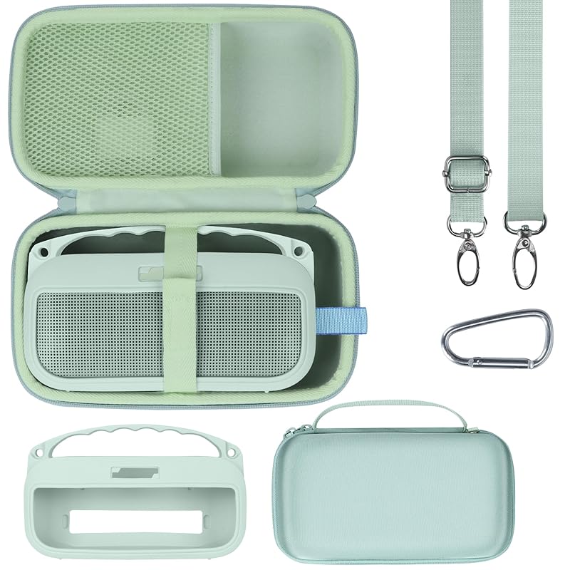 Bose compatible with Lebakort hard case and silicone case SoundLink Flex Portable Speaker (2nd generation) portable outdoor Speakers (2 cases) (Alpine
Bose compatible with Lebakort hard case and silicone case SoundLink Flex Portable Speaker (2nd generation) portable outdoor Speakers (2 cases) (Alpine
