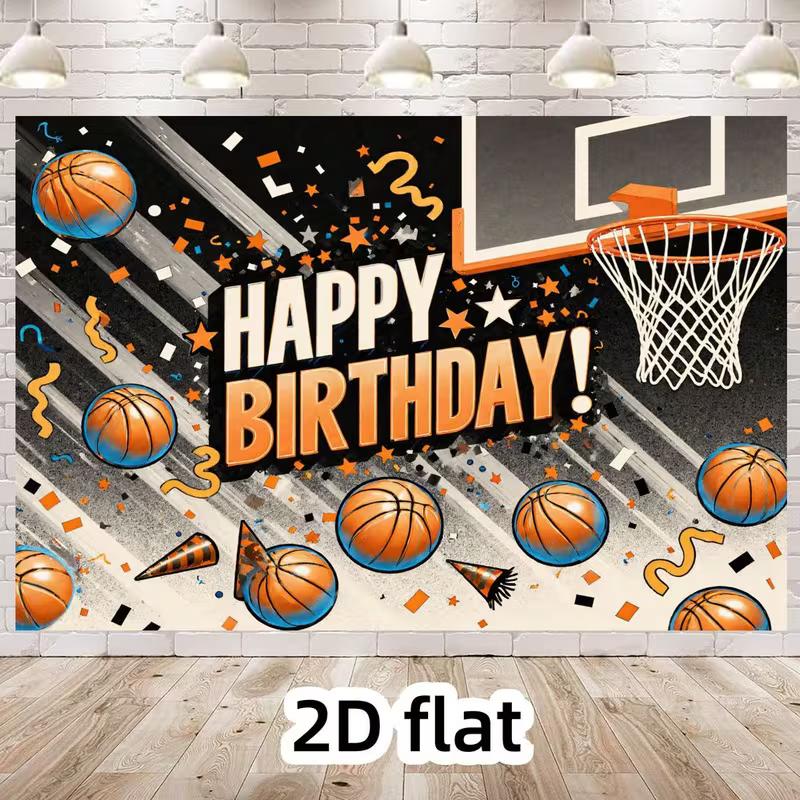 2D Cool Basketball Happy Birthday Backdrop for Teen Boys & Party Decoration 47.2x31.5inch/120*80cm
2D Cool Basketball Happy Birthday Backdrop for Teen Boys & Party Decoration 47.2x31.5inch/120*80cm