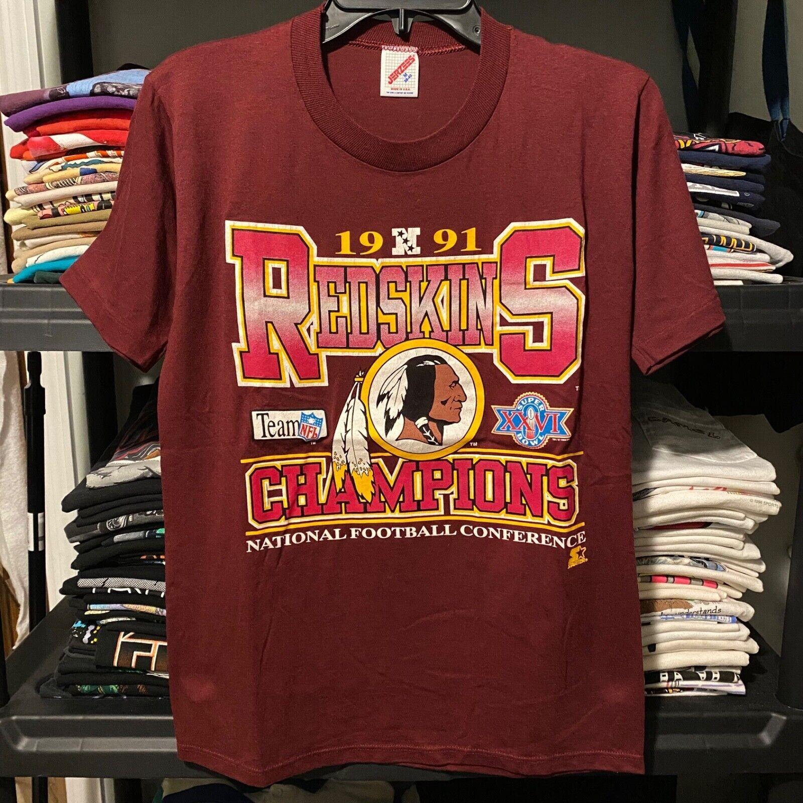 26 1991 Washington Redskins NFL Champions Short Sleeve T shirt HN2322 Unisex T-Shirt XXL
26 1991 Washington Redskins NFL Champions Short Sleeve T shirt HN2322 Unisex T-Shirt XXL