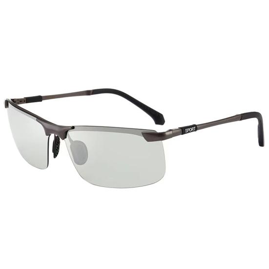 Polarized Sunglasses Burden-Free Comfortable Wearing Smart Discoloration Handsome Men Sun Glasses for Outdoor сірий
Polarized Sunglasses Burden-Free Comfortable Wearing Smart Discoloration Handsome Men Sun Glasses for Outdoor сірий