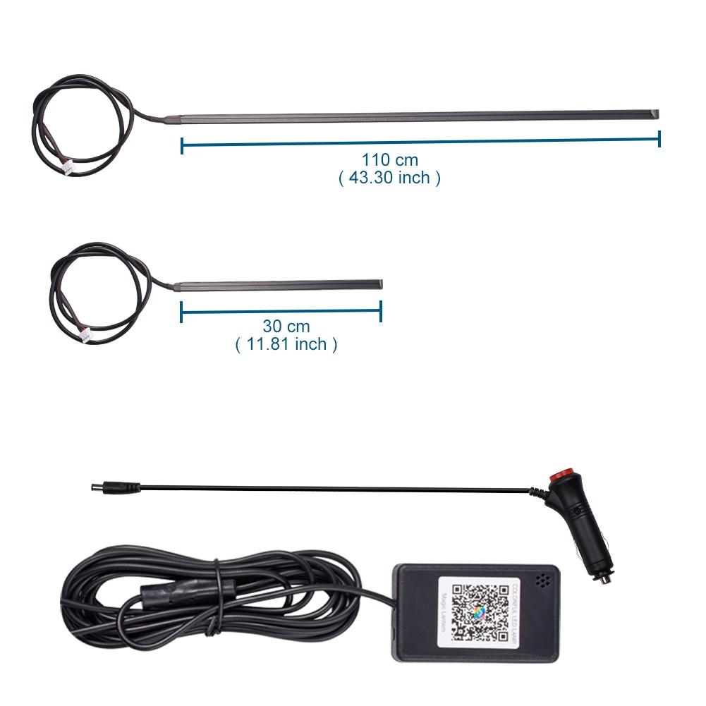 2 в 1 светодиодная RGB-полоса для создания атмосферы в салоне автомобиля, неоновые лампы, звукоизолирующие лампы, комплект подсветки для ног и днища автомобиля 2.4W
2 в 1 светодиодная RGB-полоса для создания атмосферы в салоне автомобиля, неоновые лампы, звукоизолирующие лампы, комплект подсветки для ног и днища автомобиля 2.4W