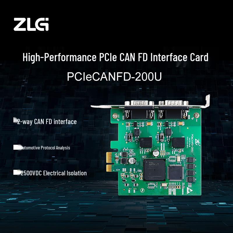 ZLG Zhiyuan PCIeCANFD-200U 2-Channel CANFD Interface Card
ZLG Zhiyuan PCIeCANFD-200U 2-Channel CANFD Interface Card