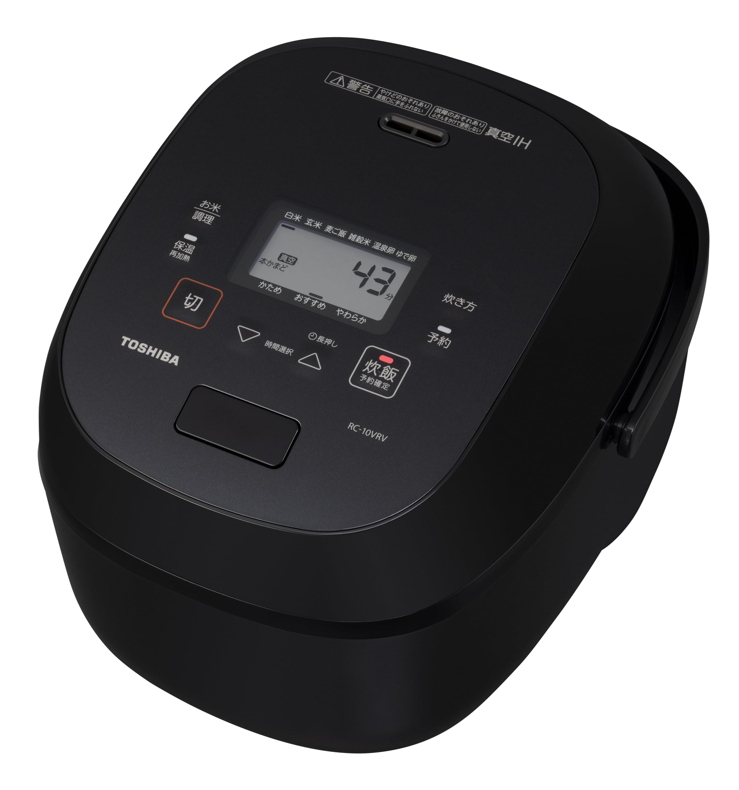 TOSHIBA Rice Cooker Cups Vacuum IH Rice Cooker Made in Japan Warm White Rice 40 Hours Gran Black Flame Takumi Cooking 5.5 RC-10VRV(K)
TOSHIBA Rice Cooker Cups Vacuum IH Rice Cooker Made in Japan Warm White Rice 40 Hours Gran Black Flame Takumi Cooking 5.5 RC-10VRV(K)